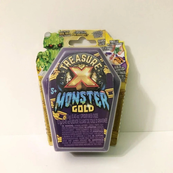Treasure  X Monster Gold Search Spider Web Ooze - Picture 1 of 10